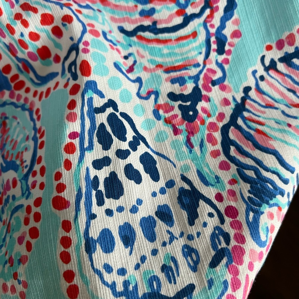 Lilly Pulitzer Gabby shift dress seashell sz 6 practically new - Picture 3 of 7